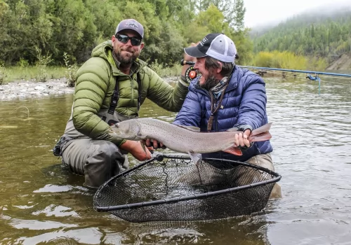 Fly fishing for Taimen & Leisure in Mongolia 
